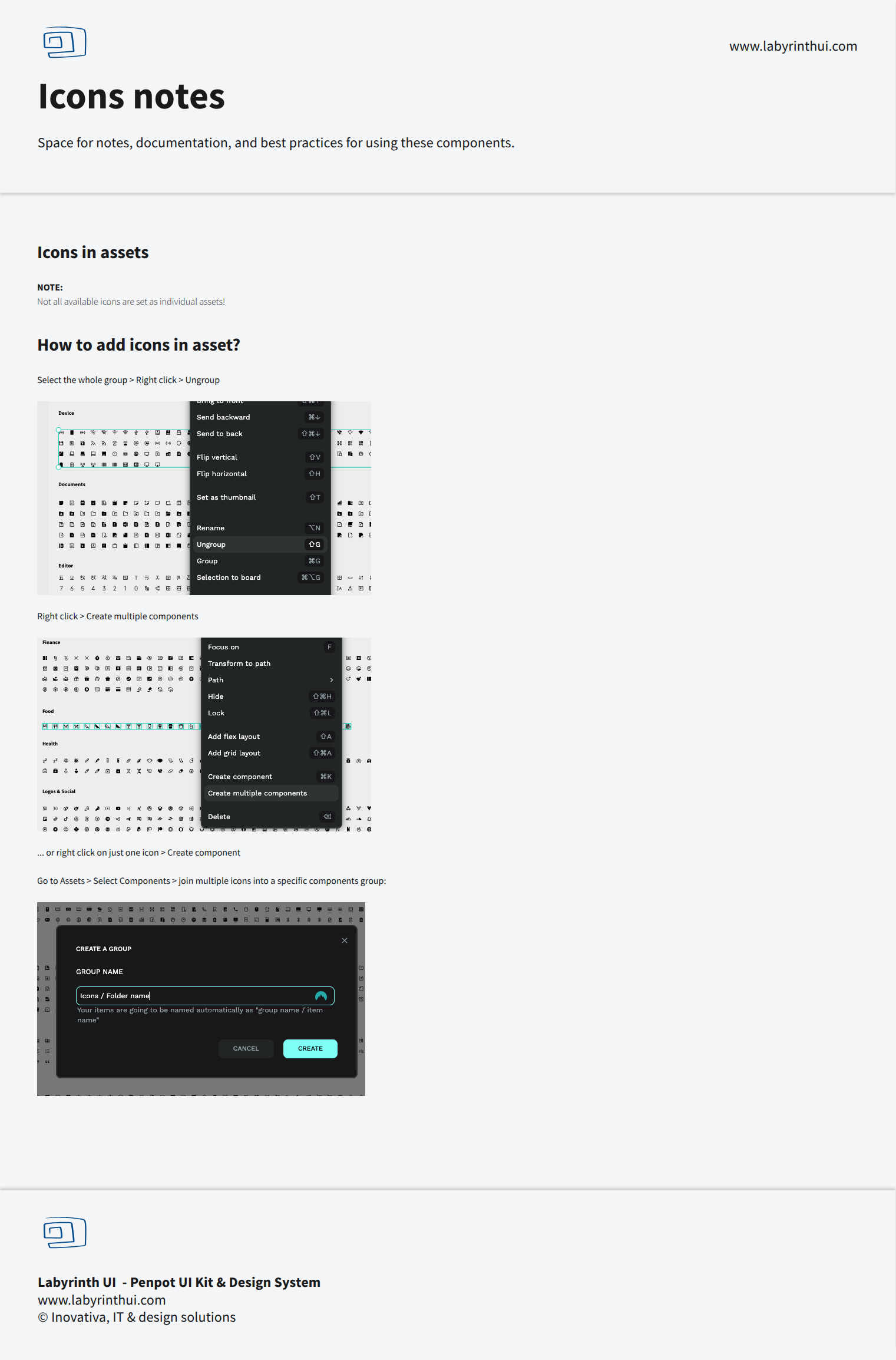 Labyrinth UI — The most comprehensive Penpot UI kit