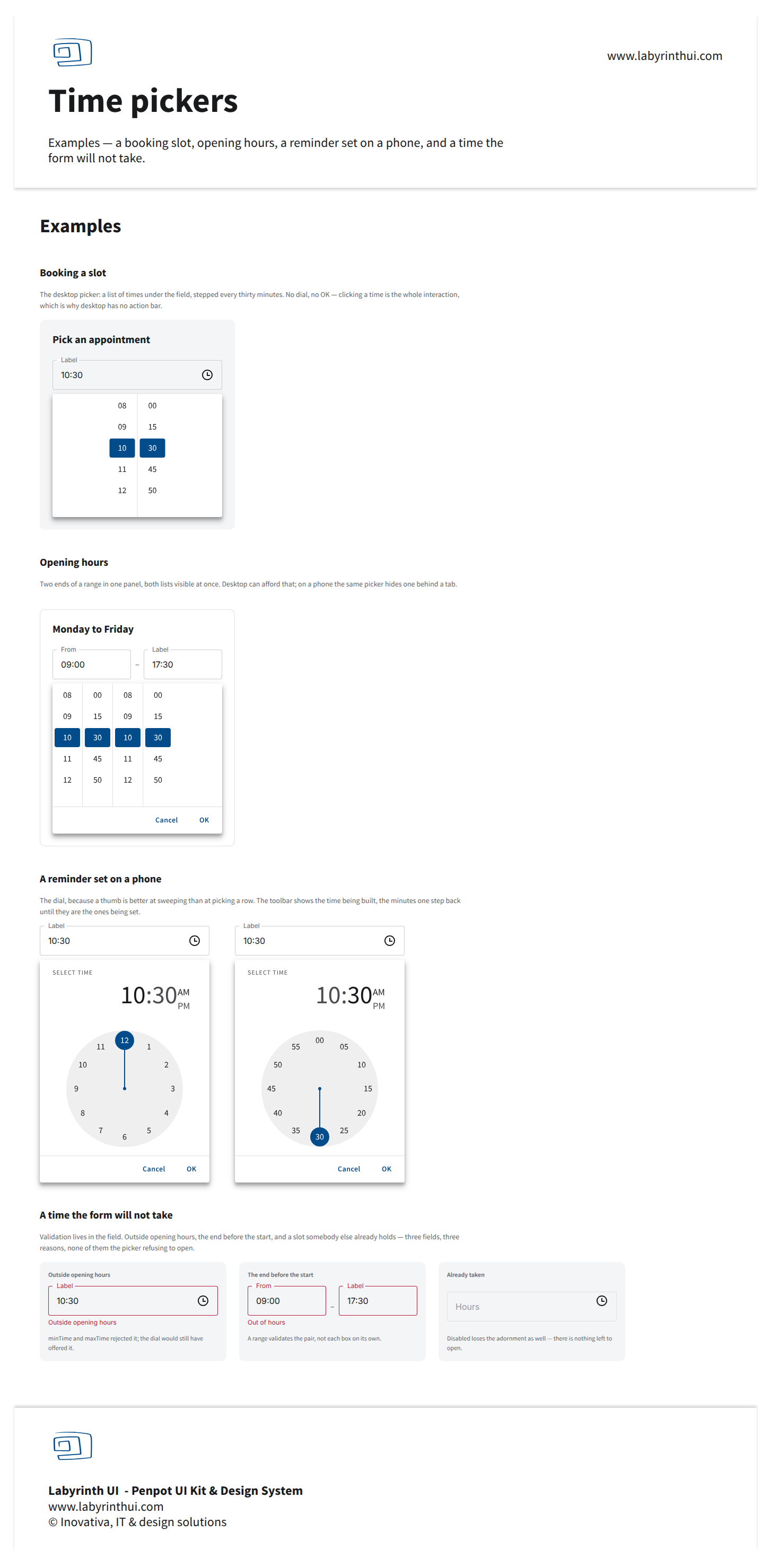 Labyrinth UI — The most comprehensive Penpot UI kit